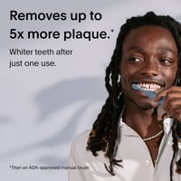 SURI - S1 Electric Toothbrush with UV Light Cleaning and Charging Case and Mirror Mount - Blue - Alternate Views