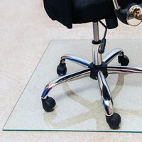 Floortex - Made in the USA Rectangular Glass Chair Mat for Hard Floors & Carpet 36 x 42 inches - ... - Alternate Views