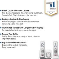 Panasonic - KX-TGD832W DECT 6.0 Expandable Cordless Phone System with Digital Answering System - ... - Alternate Views