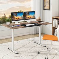 Costway - Adjustable Standing Desk with Electronic Controls - 55