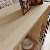 Sauder - North Avenue Organize  3 Shelf-9 Cubby  Bookshelf - Charter Oak Finish - Alternate Views