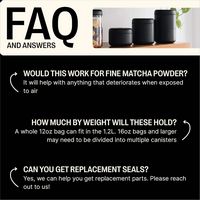 Fellow - Atmos Vacuum Airtight Canister 0.7L - Matte Black - Alternate Views