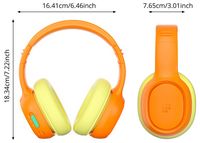Tronsmart - KH03 Active Noise Cancelling Wireless Headphones w/ 74/85/93dB Safe Volume, LED Light... - Alternate Views