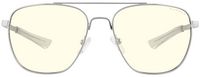 GUNNAR - Mustang Computer Glasses with Blue Light Reduction, Clear Lenses - Chrome - Alternate Views