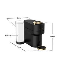 Nespresso - Vertuo Pop+ Coffee and Espresso Maker by Breville - Matte Black - Alternate Views