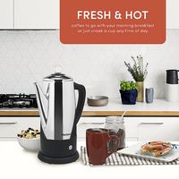 Elite Platinum - 12-Cup Automatic Percolator - Stainless-Steel - Alternate Views