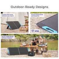 Renogy - E.Flex 100W Portable Solar Panel - Black - Alternate Views