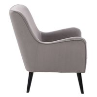 CorLiving - Elwood Modern Accent Chair - Gray - Alternate Views