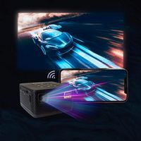 AAXA - P7+ Native 1080p Smart Mini DLP Projector, 2.5 Hour Battery, WiFi, BT, Wireless Mirroring,... - Alternate Views