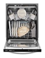 Whirlpool - Quiet Dishwasher with 3rd Rack .- Fingerprint Resistant - Stainless Steel - Alternate Views