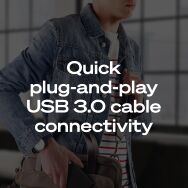 Seagate - One Touch with Password 2TB External USB 3.0 Portable Hard Drive with Rescue Data Recov... - Alternate Views