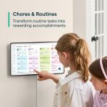 Skylight - Calendar 2: 15 Inch Touchscreen Smart Calendar and Chore Chart - Charcoal - Alternate Views