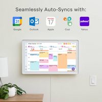 Skylight - Calendar Max: 27 inch Touchscreen Smart Calendar and Family Organizer - Aluminum - Alternate Views
