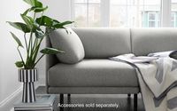 Burrow - Contemporary Range Armchair - Heather Charcoal - Alternate Views