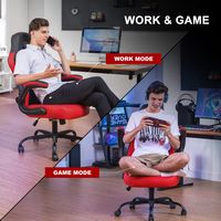 GTPlayer - GT500 Ergonomc Gaming Chair - Red - Alternate Views