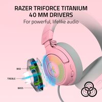 Razer - Kraken Kitty V3 Pro Bluetooth Wireless Over-the-Ear Gaming Headset for PC, Mac, PlayStati... - Alternate Views