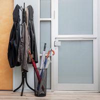Mind Reader - Umbrella Stand, Walking Cane, Wrapping Paper, Entryway, Metal Mesh, 10.25