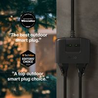 TP-Link - Tapo Smart Wi-Fi Outdoor Dual Plug - Control & Schedule Holiday Decorations & Outdoor L... - Alternate Views