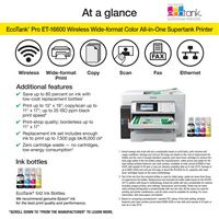 Epson - EcoTank Pro ET-16600 Wireless All-In-One Inkjet Printer - White - Alternate Views