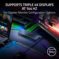 Razer - Thunderbolt 5 Dock Chroma: 11-Port Docking Station - 120Gbps Transfer - Triple 4K 144Hz o... - Alternate Views