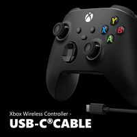 Microsoft - Xbox Wireless Controller for  Xbox Series X, Xbox Series S, Xbox One + USB-C Cable, P... - Alternate Views