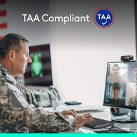 Logitech - C920e HD 1080p Mic-Enabled Webcam, Certified for Zoom, Microsoft Teams compatible, TAA... - Alternate Views