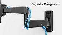 ErgoAV - 19″-43″ Full Motion TV Mount - Black - Alternate Views