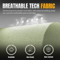 GTPlayer - GT905 Adjustable Gaming Chair with Breathable Fabric - Green - Alternate Views