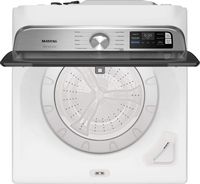 Maytag - 5.3 Cu. Ft. High-Efficiency Smart Top Load Impeller Washer with Extra Power - White - Alternate Views