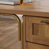 Sauder - Coral Cape L-Desk - Sindoori Mango - Alternate Views