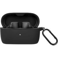 SaharaCase - Anti-Slip Silicone Case for Jabra Elite 4 Headphones - Black - Alternate Views