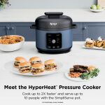 Ninja - HyperHeat 6.5-qt Pressure Cooker - Blue Macaron - Alternate Views