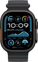 Apple Watch Ultra 2 (GPS+Cellular) 49mm Titanium Case with Black Ocean Band - Black - (2024) - Alternate Views