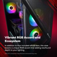 iBUYPOWER - Slate Gaming Desktop PC - Intel Core Ultra 5 225F, INTEL Arc B570 10GB, 16GB DDR5 RGB... - Alternate Views