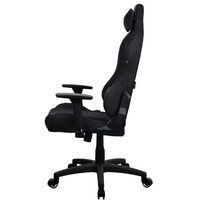 Arozzi - Torretta Supersoft Upholstery Fabric Gaming Chair - Pure Black - Alternate Views