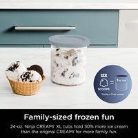 Ninja - CREAMi Deluxe 11-in-1 Ice Cream and Frozen Treat Maker - Silver - Alternate Views