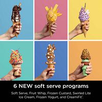 Ninja - Swirl™ by CREAMi® Soft Serve and Ice Cream Maker, 13 One-Touch Program - Silver - Alternate Views
