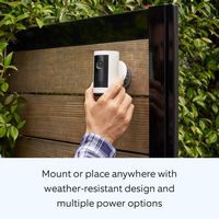 Outdoor Cam Plus, Plug-In with 2K Video and Ring Vision, Low-Light Sight, and Mount-Anywhere Vers... - Alternate Views