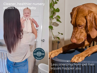 The Windmill Air Purifier Max, Smart 3-in-1, Ultra-Quiet, Medical Grade HEPA, Large Rooms up to 1... - Alternate Views