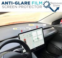 SaharaCase - ZeroDamage Ultra Strong Tempered Glass Screen Protector for Tesla Model 3 and Model ... - Alternate Views