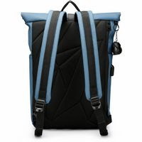 Swissdigital Design - LAMONE Rolltop TSA-Friendly Water-Resistant Backpack With USB Charging Port... - Alternate Views