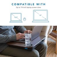 LapGear - Cup Holder Lap Desk for 14