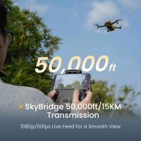 SKYROVER - X1 Fly More Combo 8K Drone with Remote Controller - Gray - Alternate Views