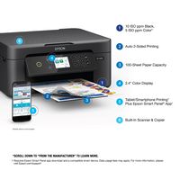 Epson - Expression Home XP-4200 All-in-One Inkjet Printer - Black - Alternate Views