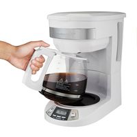 Hamilton Beach - 12 Cup Programmable Coffee Maker - White - Alternate Views