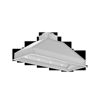 ZLINE - 46 inches - Externally Vented - Range Hood Insert - Brushed Stainless Steel - Alternate Views