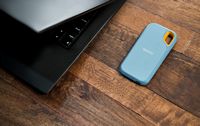 SanDisk - Extreme Portable 4TB External USB-C NVMe SSD - Sky Blue - Alternate Views