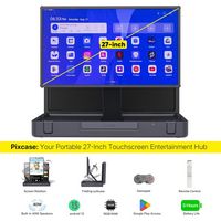 Mobile Pixels - Pixcase 27-In. Touch Screen Display - Silver - Alternate Views