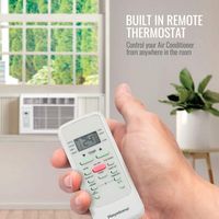 Keystone - 150 Sq. Ft 5,000 Cooling BTU Window Air Conditioner - White - Alternate Views
