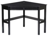 SEI Furniture - Sperry Corner Computer Desk - Black - Alternate Views